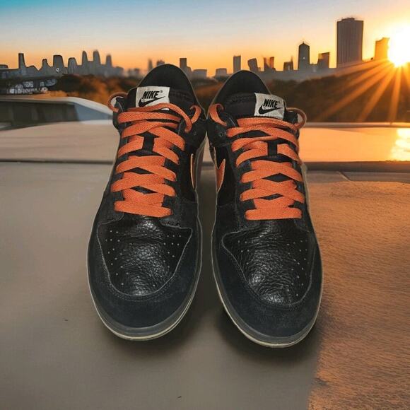 Rare Nike Dunk Low Orange Fog Black 2008 - 330938-081 Size 13 US Mens - Picture 2 of 9